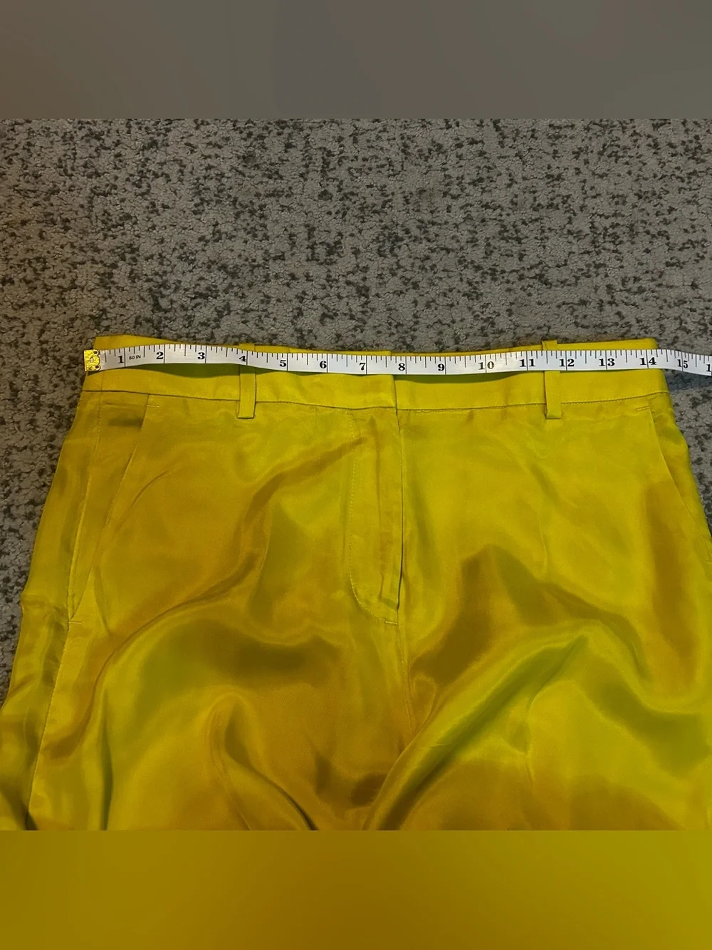 J. Crew Mustard Yellow Tapered Trouser Pants Size 2